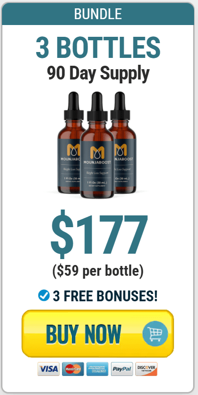 Mounjaboost 3 bottle